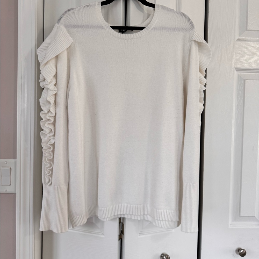 Express Sweater with Ruffle Sleeves